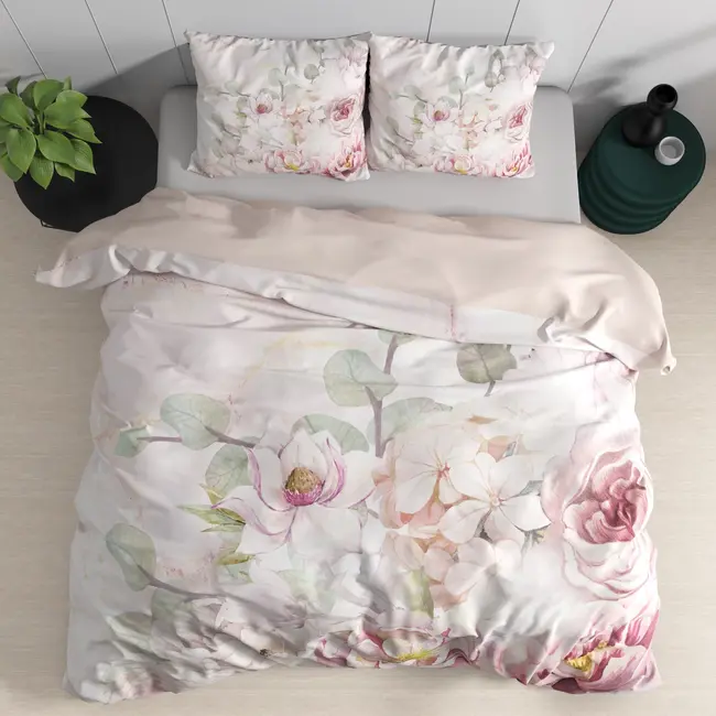 Katoen satijn dekbedovertrek Minzy