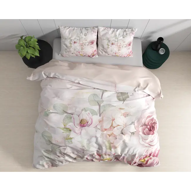 Katoen satijn dekbedovertrek Minzy