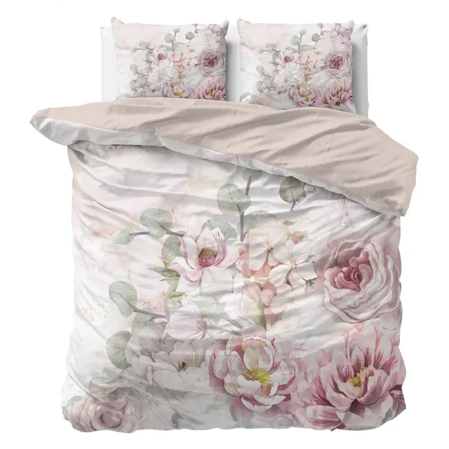 Katoen satijn dekbedovertrek Minzy