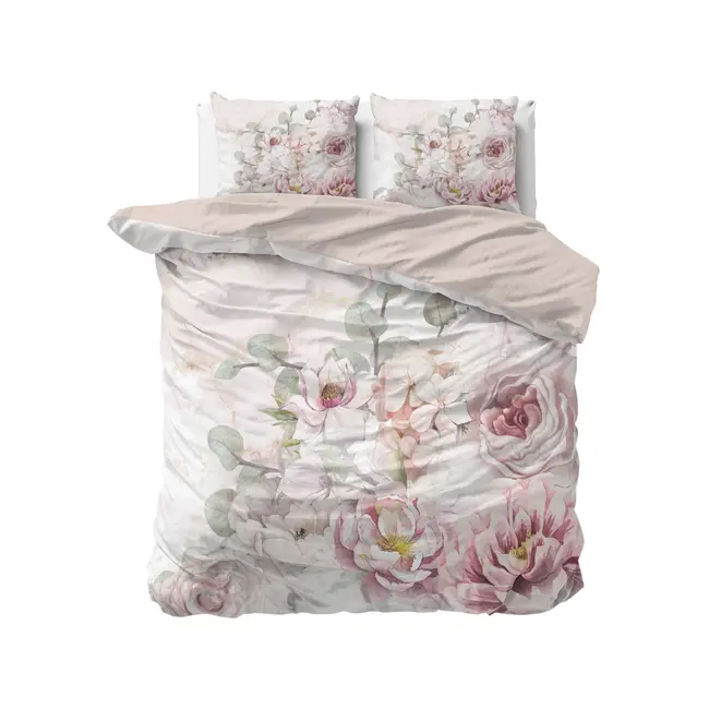 Katoen satijn dekbedovertrek Minzy