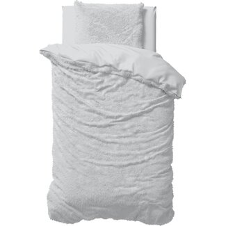 Sleeptime Teddy dekbedovertrek onderkant microvezel - grijs