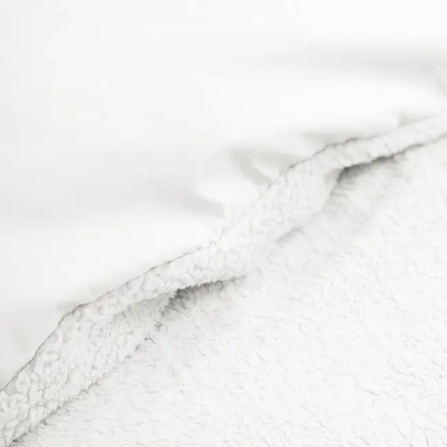 Teddy dekbedovertrek onderkant microvezel - wit
