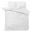 Microvezel dekbedovertrek Satin point - wit