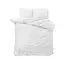 Microvezel dekbedovertrek Satin point - wit