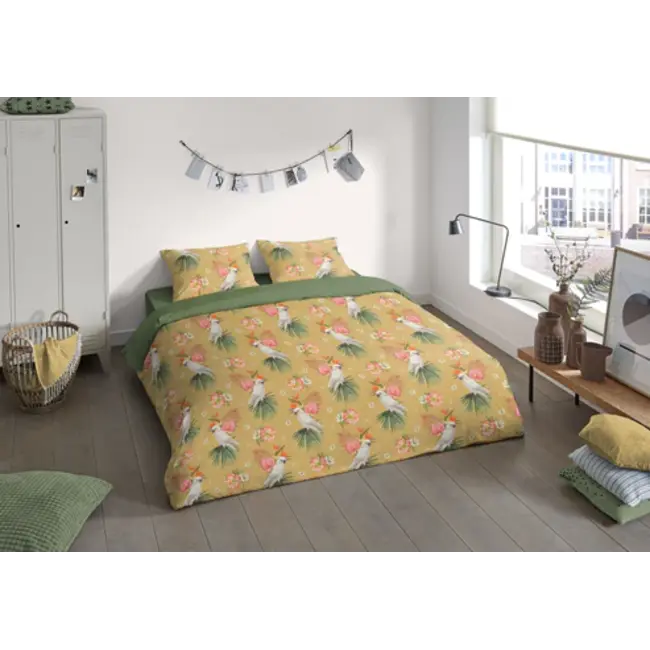 Dekbedovertrek Geelkuifkaketoe - Microvezel