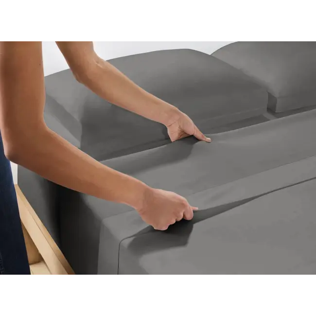 Laken - katoen - Grijs