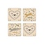 Onderzetters (Per 4 st) Woodland