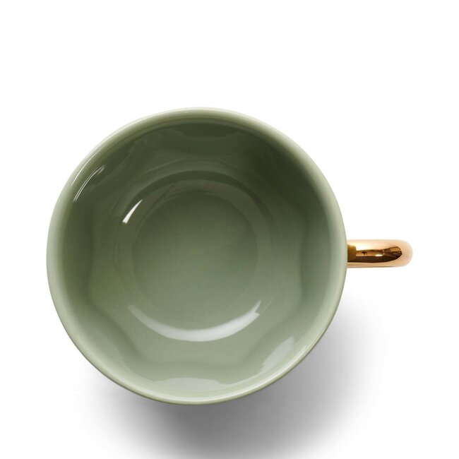 Essenza Galerij koffiekop & schotel - Groen