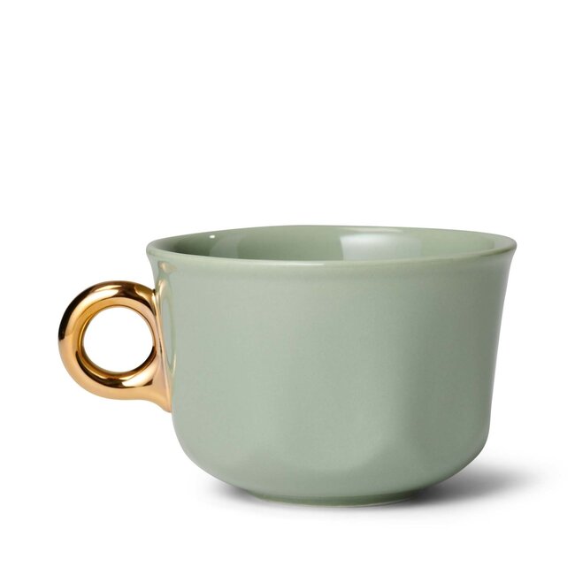 Essenza Galerij koffiekop & schotel - Groen