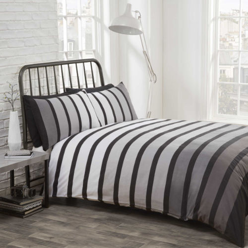 Finest Homeware dekbedovertrek Soho - grijs - blended katoen
