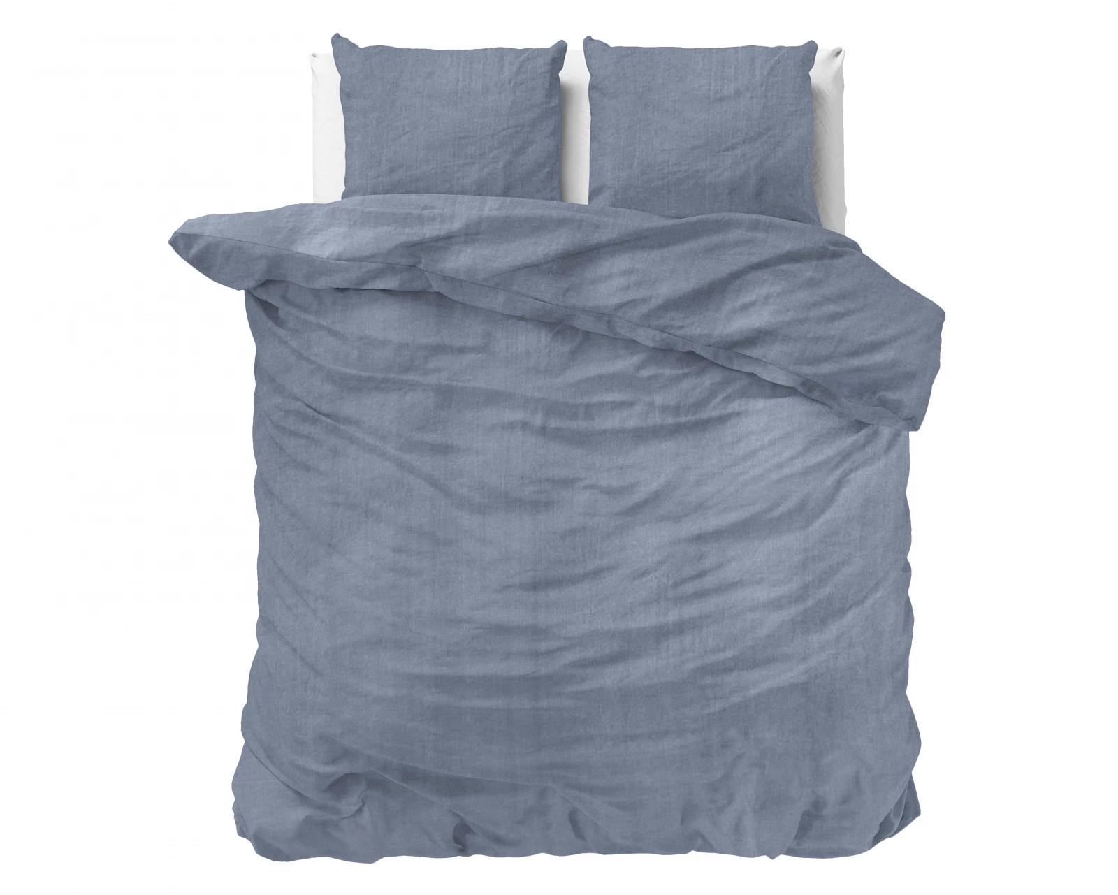 Dreamhouse dekbedovertrek Stone washed - blauw - katoen