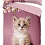 Dekbedovertrek kitten Look - Katoen - 140x220 + 60x70 cm