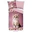 Katoen kinderdekbedovertrek kitten Look - 140x220 + 60x70 cm