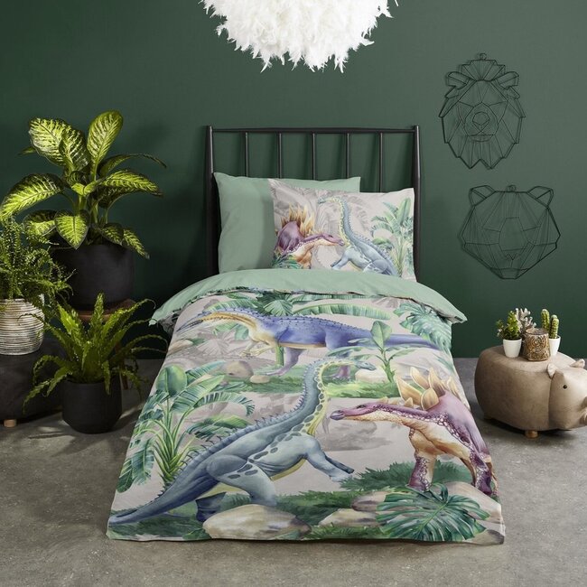 Katoen dekbedovertrek Century - 140x220 + 60x70 cm