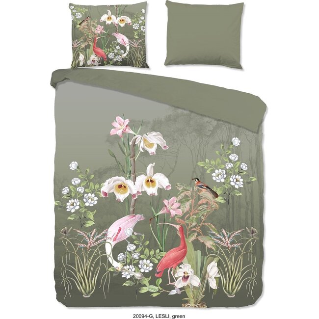 Katoen dekbedovertrek Lesli