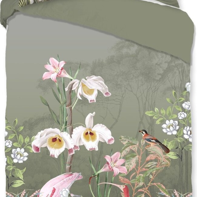 Katoen dekbedovertrek Lesli