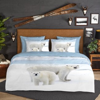 Good Morning Flanel dekbedovertrek Care