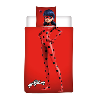 Miraculous Ladybug  dekbedovertrek - flanel - 140x200 cm