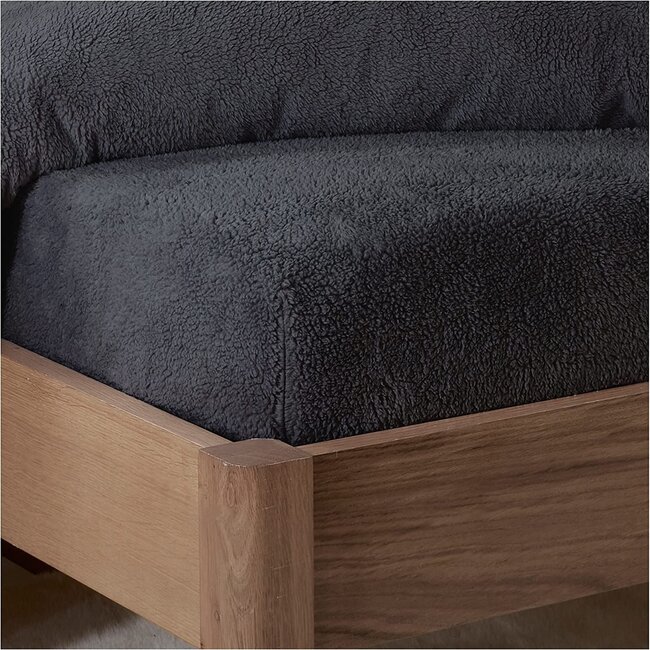 Teddy fleece hoeslaken - 200x200 cm