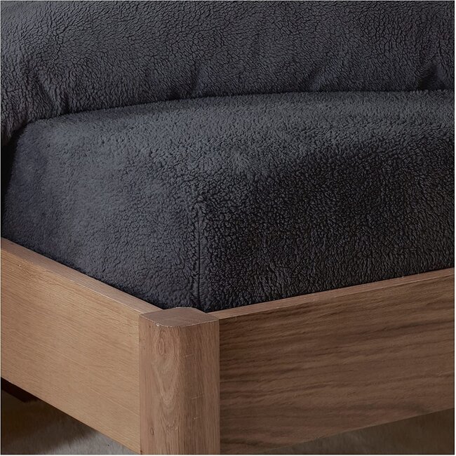 Teddy fleece hoeslaken - 200x200 cm