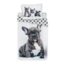 Katoen kinderdekbedovertrek Bulldog puppy's - 140x200 + 70x90 cm