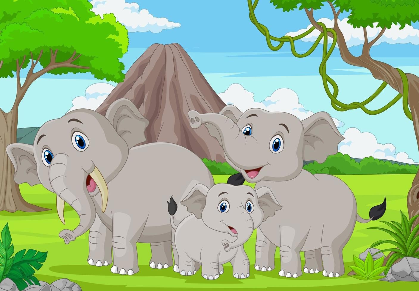 Dekbedovertrek met olifant