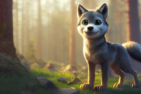 Wolf / Vos dekbedovertrek