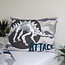 Glow in the dark kinderdekbedovertrek T-rex - katoen - 140x200 + 70x90 cm