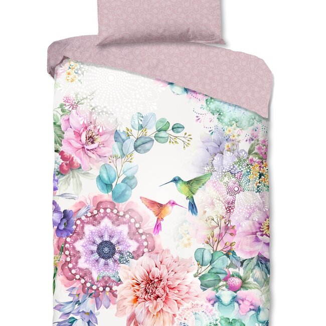 Katoensatijn dekbedovertrek Isaye