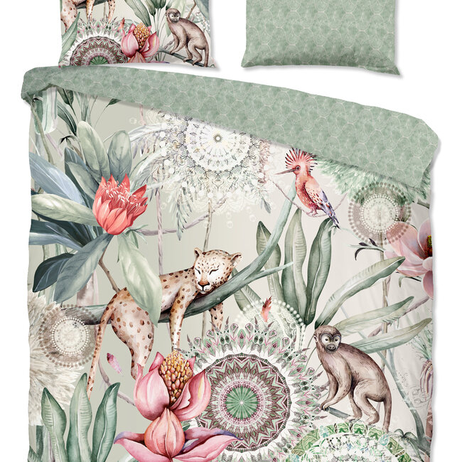 Katoen satijn dekbedovertrek Wayan