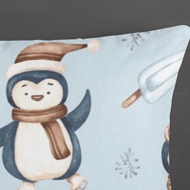 Flanel kinderdekbedovertrek Jani - eenpersoons