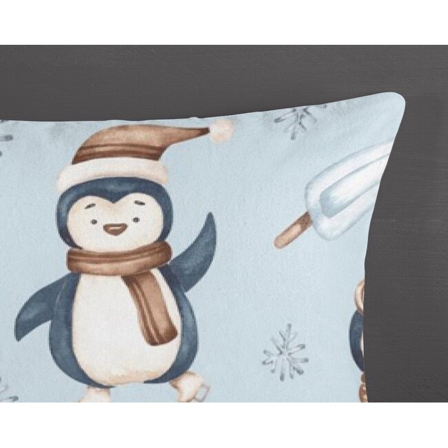 Flanel kinderdekbedovertrek Jani - eenpersoons