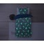 Teddy Fleece kinderdekbedovertrek - Glow in the dark - Space - Blauw - 140x220 + 60x70 cm