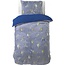 Sleeptime Teddy Fleece kinderdekbedovertrek - Glow in the dark - Space - Blauw - 140x220 cm