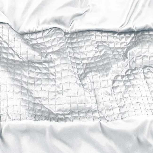 Dekbedovertrek velvet band  - Wit - Microvezel