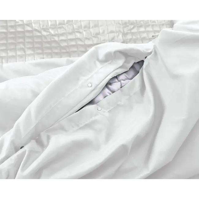 Dekbedovertrek velvet band  - Wit - Microvezel