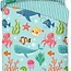 Katoen kinderdekbedovertrek Ocean - 140x220 + 60x70 cm