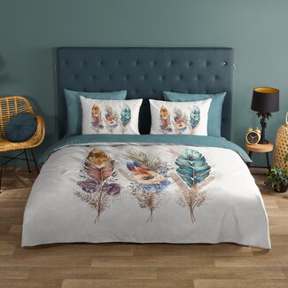 Good Morning Katoen dekbedovertrek Via