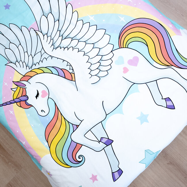 Decoware ledikant dekbedovertrek Believe in magic - katoen - 100x140 cm