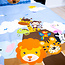 Peuter dekbedovertrek Noah's ark - katoen - 120x150 + 40x60 cm