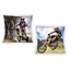 Sweet Home Sierkussenhoes Motorcrosser - 40 x 40 cm