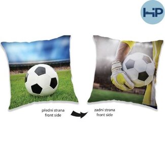 Sweet Home Voetbal sierkussen - 40x40 cm