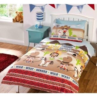 Studio Kids Polykatoen dekbedovertrek Wild West - eenpersoons