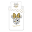 Minnie Mouse kinderdekbedovertrek Gold - katoen - 140x200 + 70x90 cm