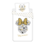 Minnie Mouse kinderdekbedovertrek Gold - katoen - 140x200 + 70x90 cm