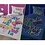 Glow in the dark dekbedovertrek Level up - katoen - 140x200 cm