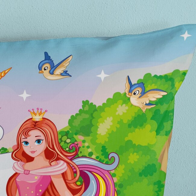 Katoen kinderdekbedovertrek Fairytale  - 140x220  + 60x70 cm