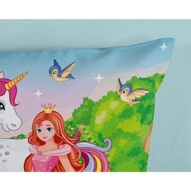 Katoen kinderdekbedovertrek Fairytale  - 140x220  + 60x70 cm