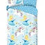 Flanel kinderdekbedovertrek Unicorn prinses - 140x220  + 60x70 cm