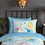 Flanel kinderdekbedovertrek Unicorn prinses - 140x220  + 60x70 cm